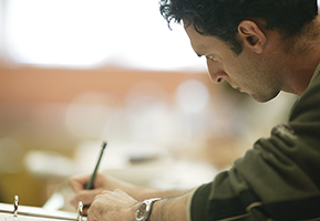 Student writing